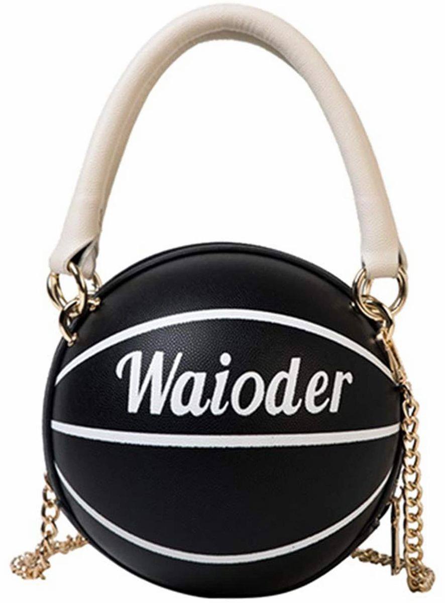 Basketball Shaped Handbags Purse Tote Round Shoulder Messenger Cross Body  PU Bag Adjustable Strap for Women Girls - Walmart.com