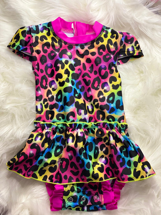 Rainbow Leopard Swimsuit (Infant)